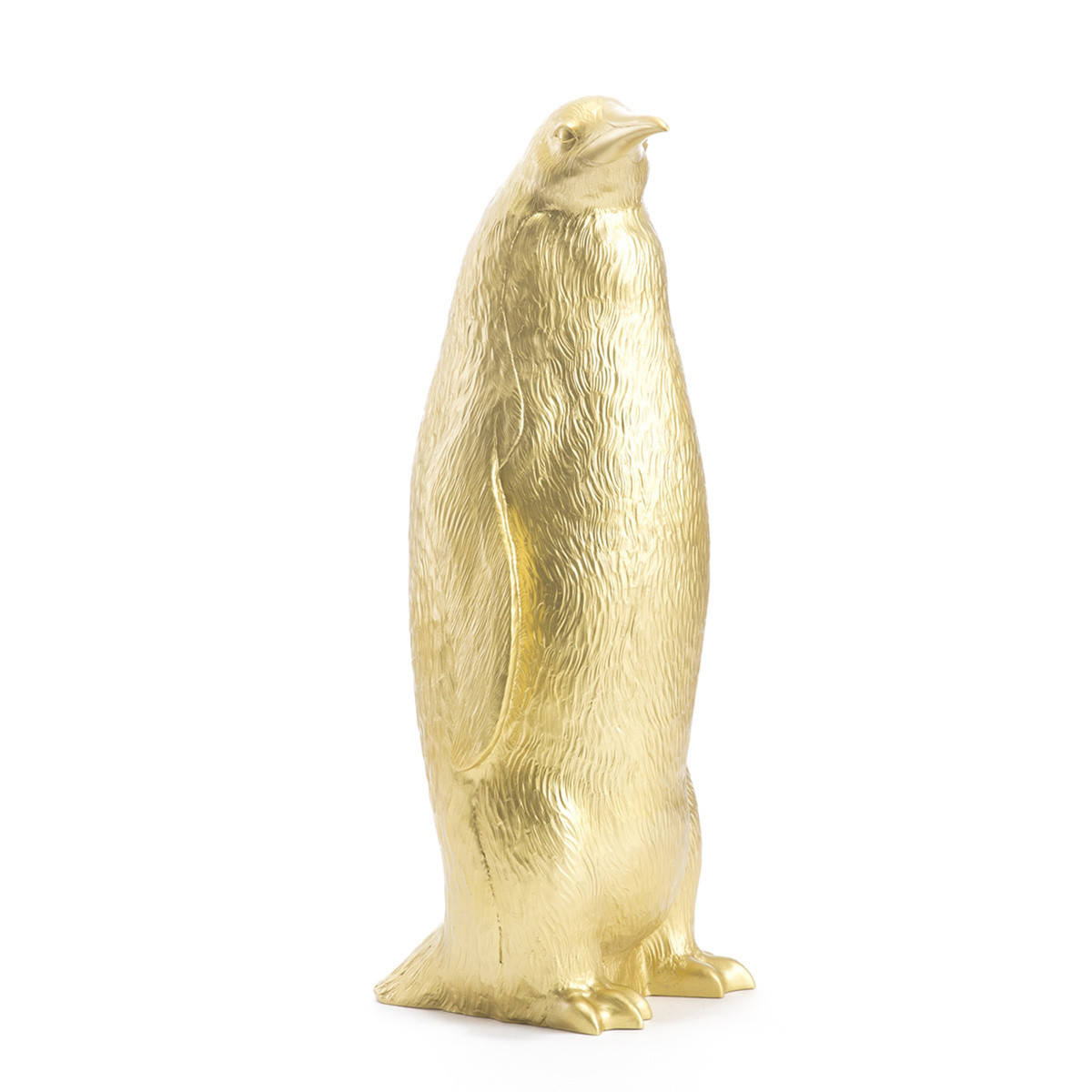 Penguin head down gold